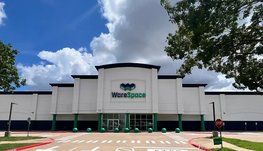 Exterior of the WareSpace building at 700 East Plano Parkway, Plano, Texas
